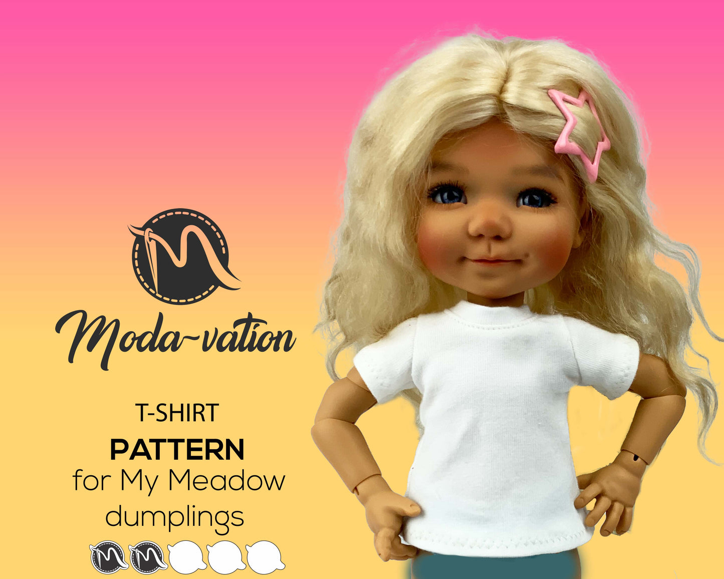 My Meadow Dumplings T-shirt Pattern.