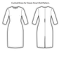 Smart Doll Cocktail Dress. Smart Doll Classic Pattern for three busts large, medium, and default. Doll clothes patterns PDF.