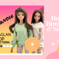 Smart Doll Pear Body PATTERN. Long Sleeve Raglan Top for Smartdoll. PDF file.
