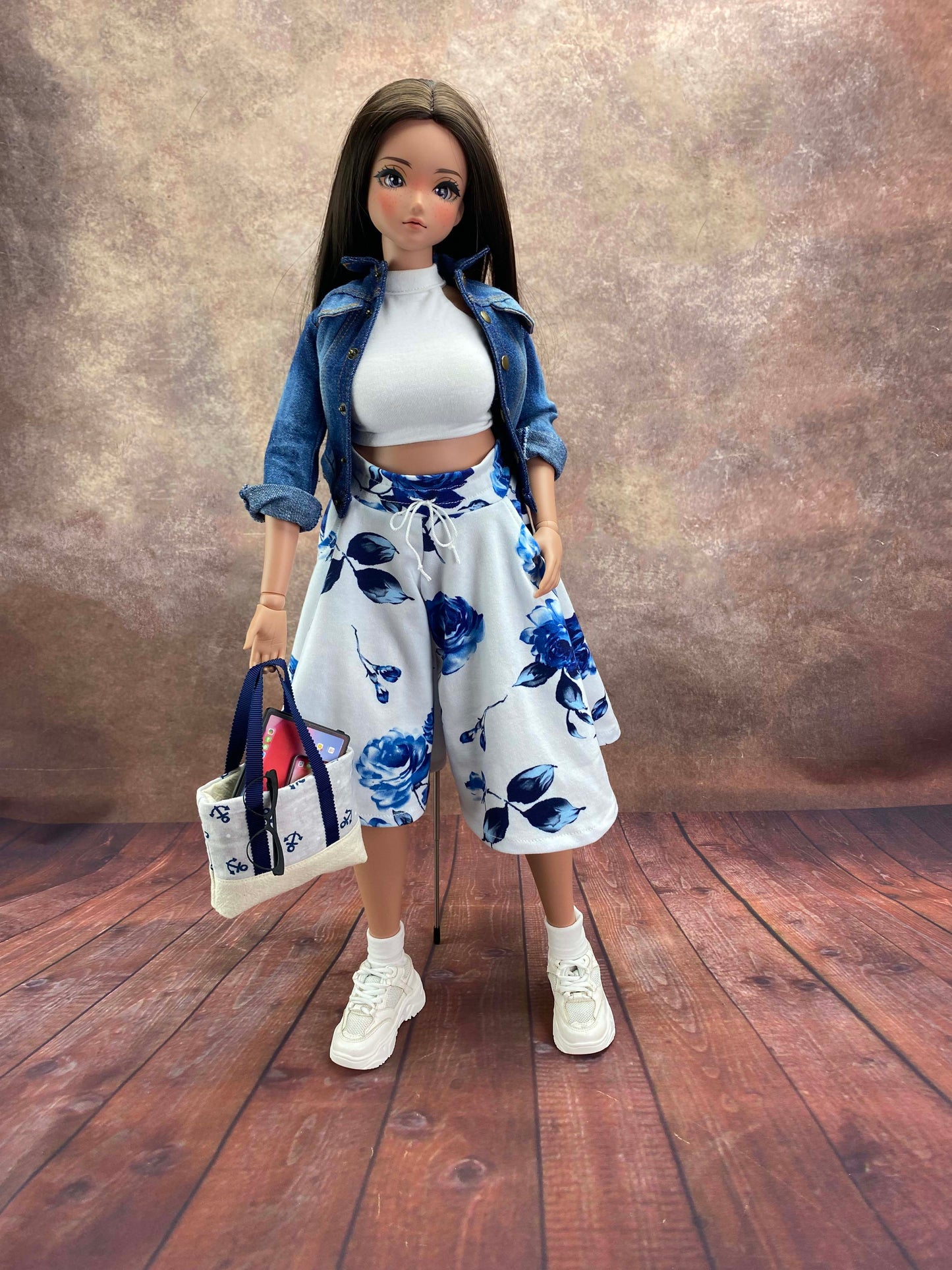 Shorts-Skirt and Culotte Short for Pear Body doll. Fits other 1/3 bjd dolls. Doll clothes patterns PDF.