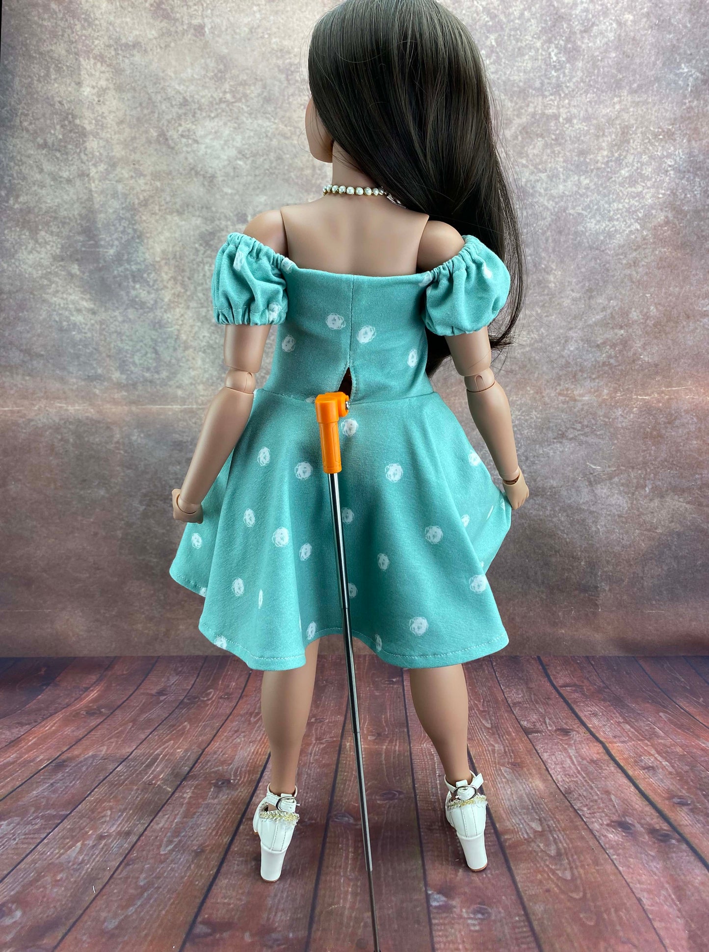 PDF Pattern: Puff Sleeve Dress for Pear Body Smart Doll | Easy Sewing Project