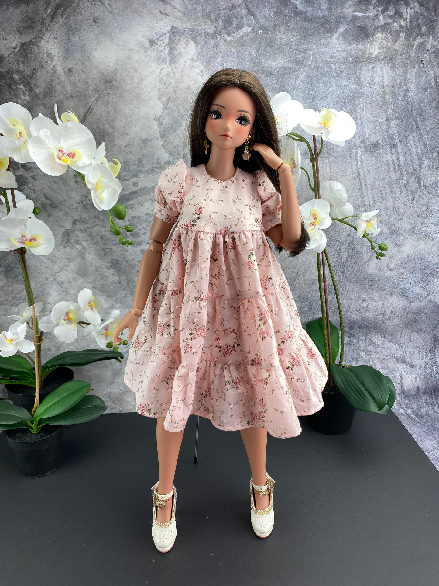 Pear Smart Doll PATTERN. Babydoll Dress Pattern for Smartdoll Pears. PDF file. Doll clothes patterns pdf. Smart Doll Pear Clothes