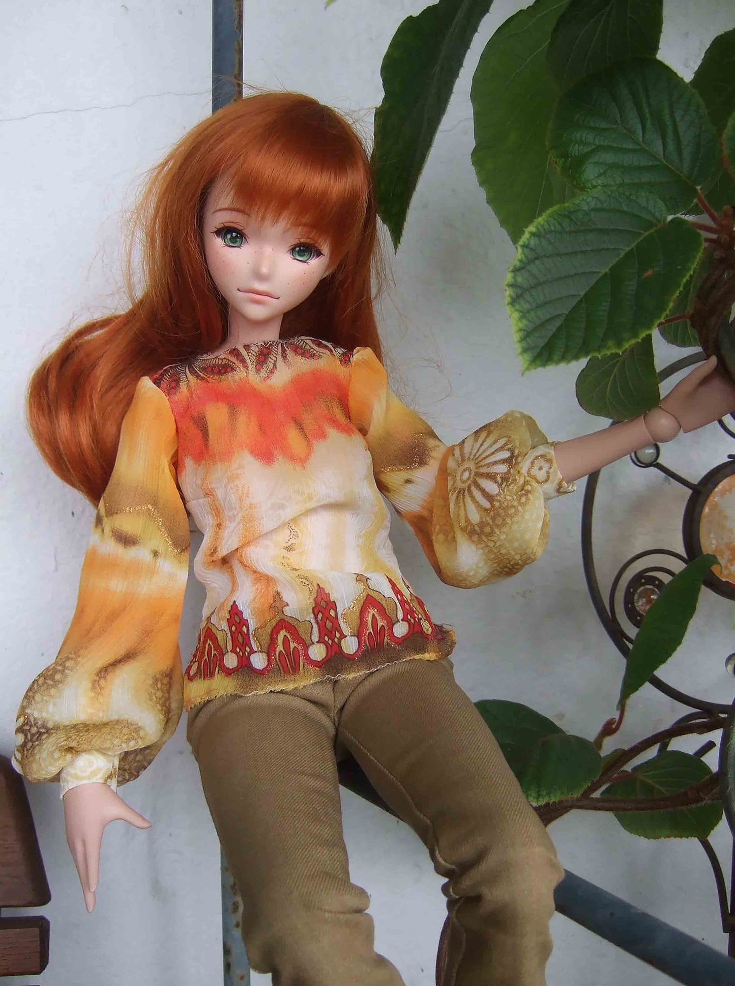 Smart Doll Blouse PATTERN. Silky blouse for Smartdoll. PDF file with step by step tutorial. Doll clothes patterns pdf. Smart Doll Clothes