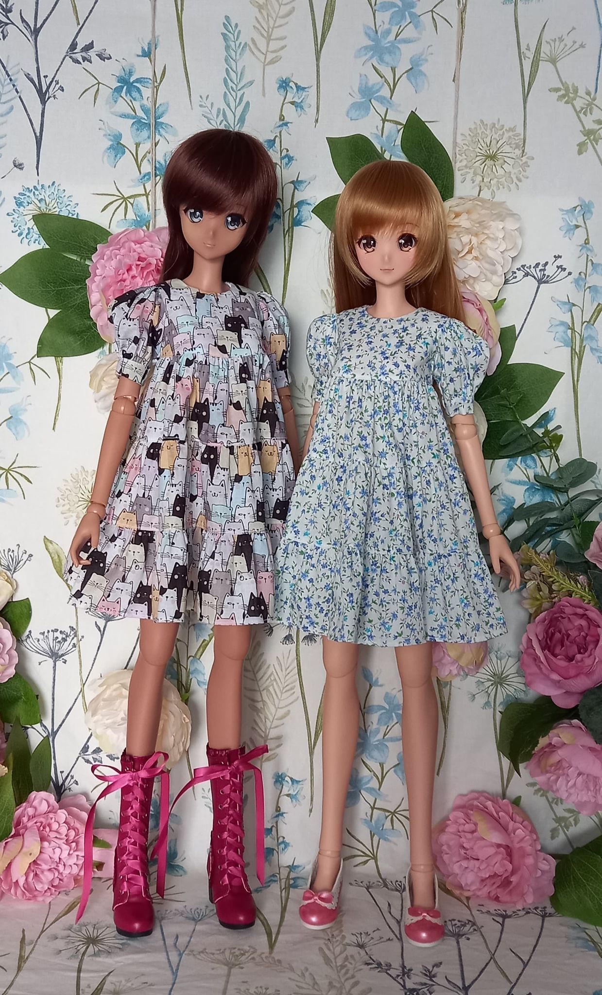Smart Doll PATTERN. Babydoll Dress Pattern for Smartdoll. PDF file. Doll clothes patterns pdf. Smart Doll Clothes