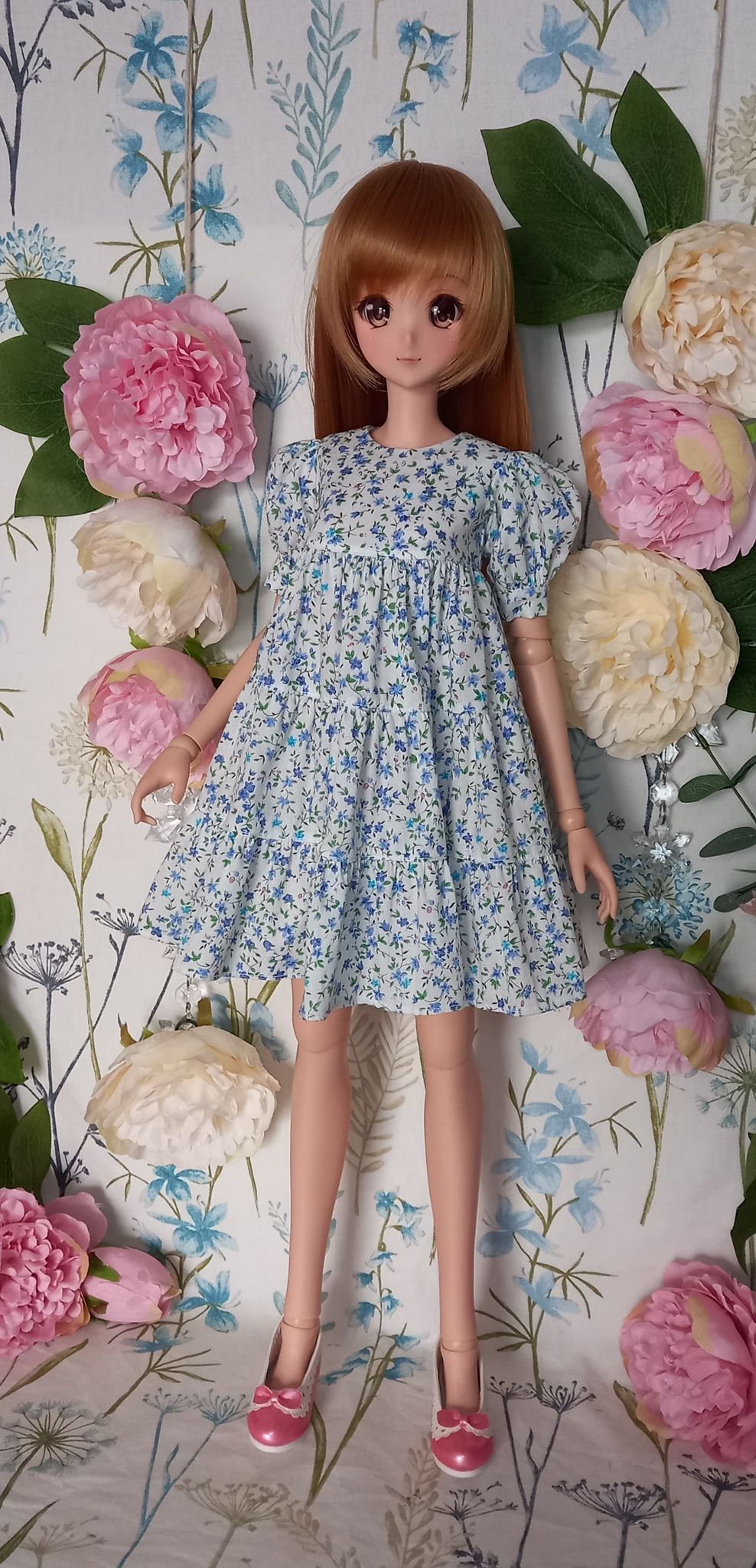 Smart Doll PATTERN. Babydoll Dress Pattern for Smartdoll. PDF file. Doll clothes patterns pdf. Smart Doll Clothes
