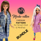 Smart Doll and Minifee PATTERN bundle. Cardigan. PDF file.