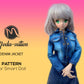 DOLL DENIM JACKET, Doll clothes patterns pdf, Doll Jean Jacket, Smart Doll Clothes Pattern, DiY project, Doll Denim Jacket, Digital Download