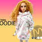 Oversized Hoodie Pattern for Smart Doll, SMD boys, Diana Dollshe and Mini Dollfie Dream. PDF file. Step-by-step Instructions.