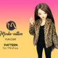 MiniFee doll clothes, Fur Coat Pattern, Fit Fashion dolls 16" and Ellowyne Wilde, DiY project, Digital Download, Doll clothes patterns pdf