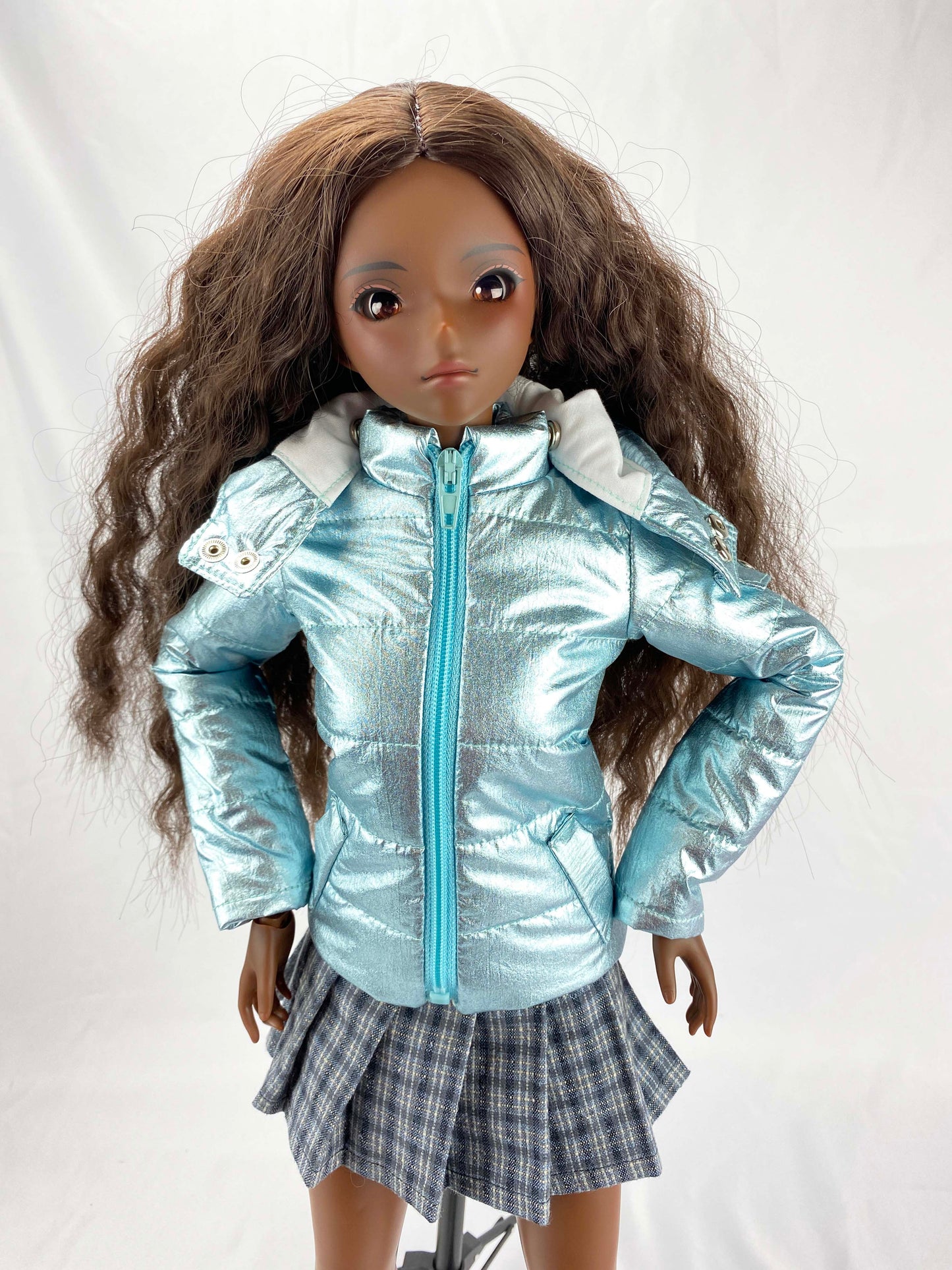 Down Jacket Pattern for Smart Doll. Fits default and medium smooth bust. Doll clothes patterns pdf. Smart Doll Clothes