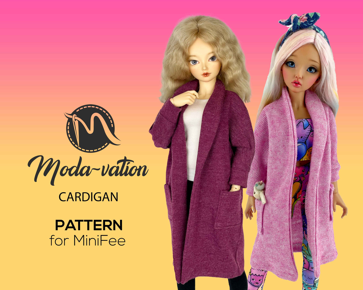 Minifee Cardigan PATTERN. Cardigan. Pdf file.