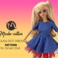Doll clothes patterns pdf Dress PATTERN. Sewing Pattern with Perfect slim fit for for Smart Doll.
