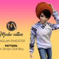 Smart Doll Men Raglan Sleeve Sweater PATTERN. Sewing Pattern for Smart Doll. Doll clothes patterns pdf.