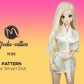 Robe sewing Pattern for Smart Doll, Silk Robe for Smart doll, Digital Download, Smart doll clothes. Doll clothes patterns pdf