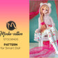 Smart Doll Clothes Stockings PATTERN. Sewing Pattern for Smart Doll, DD. Printable Pattern & tutorial steps. Doll clothes patterns pdf.