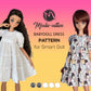 Smart Doll PATTERN. Babydoll Dress Pattern for Smartdoll. PDF file. Doll clothes patterns pdf. Smart Doll Clothes