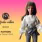 Smart Doll Blouse PATTERN. Silky blouse for Smartdoll. PDF file with step by step tutorial. Doll clothes patterns pdf. Smart Doll Clothes