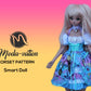 Smart Doll Corset PATTERN with sewing tutorial steps Doll clothes patterns pdf. Doll clothes patterns pdf. Smart Doll Clothes