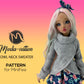 Minifee Doll PATTERN. Cowl neck oversized sweater for Minifee MSD. PDF file. Doll clothes patterns pdf. Smart Doll Clothes
